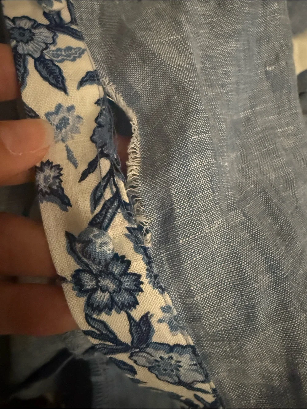 Boden alba linen maxi dress in blue size 12R NWT style D0884 defective - Picture 10 of 13